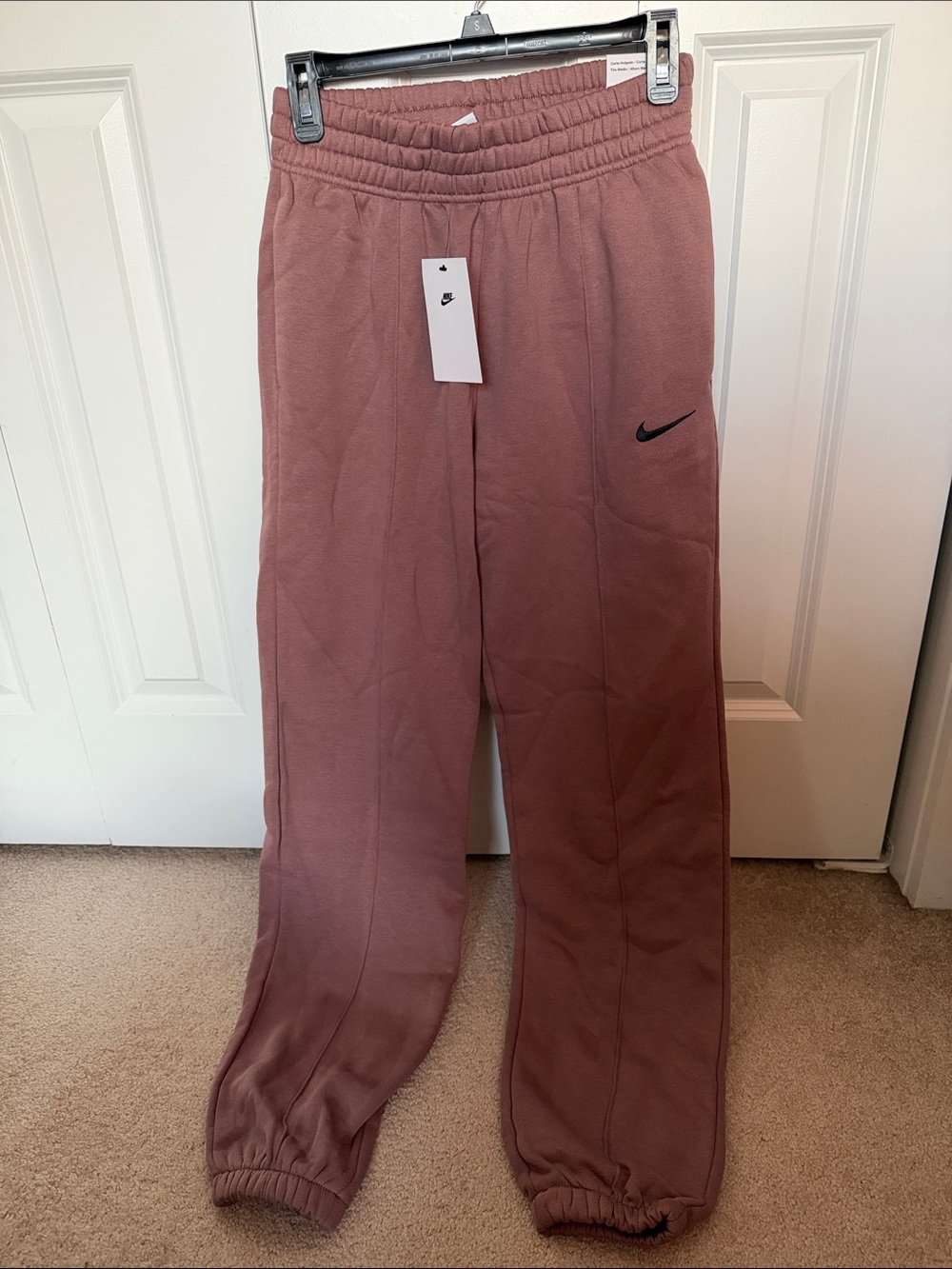 Women’s Nike Rose Brown Fleece Joggers